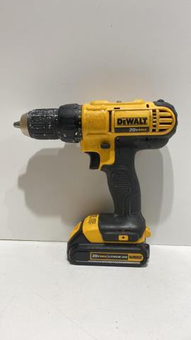 Drill dewalt +batterie