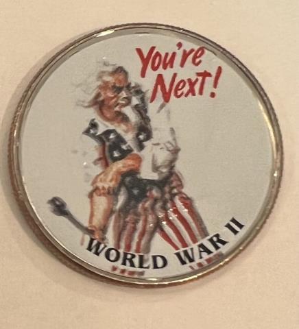 You're next ww2 us half dollar