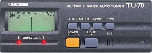 Guitar/bass auto tuner