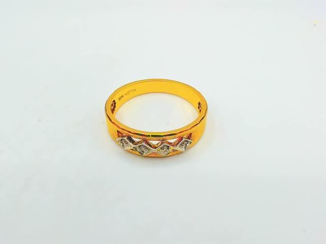 BAGUE OR 10KT DIAM