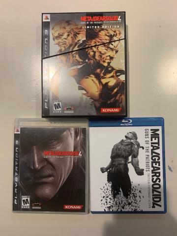 Metal gear solid 4 limited edition