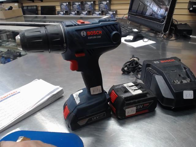 Drill bosch +charcheur et 2 batterie