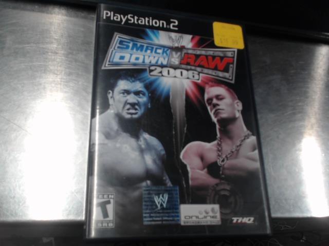 Smack down vs raw 2006 ps2 cib