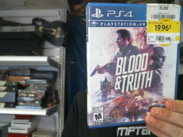 Blood & trurh ps vr seulement