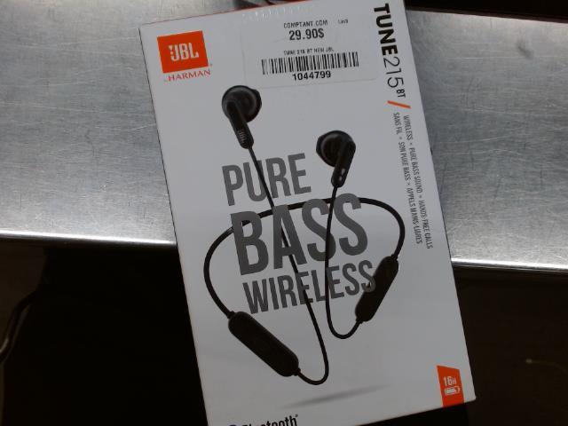 Ecouteur jbl wireless neuf pure bass