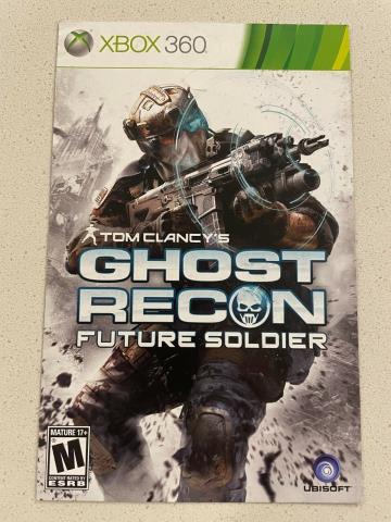 Ghost recon: future soldier xbox 360