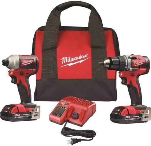 Compact brushless 2tool combo kit