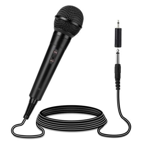 Microphone a cable pour ampli