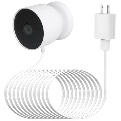 Camera google nest cam iq white + cable