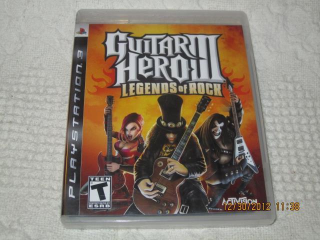 Guitar hero 3 legends of rock ps3