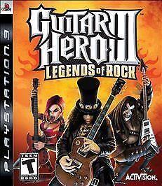 Jeu ps3 guitar hero iii legends of ruch