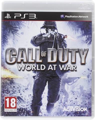 Casll of duty world at war ps3