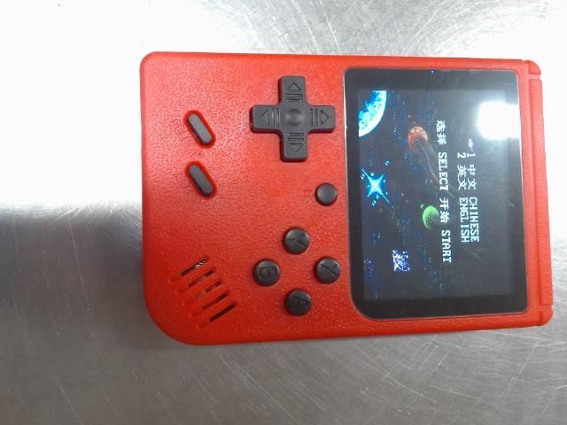 Replique gameboy rouge avec chargeur