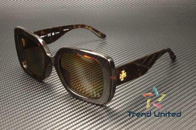 Lunette tory burch noire marron