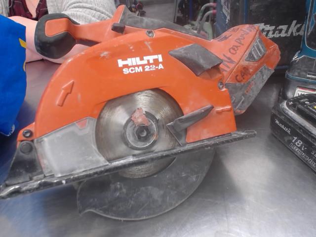 Scie circulaire  metal hilti+batt 5.2ah