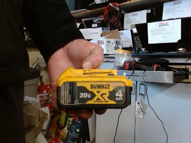 Battery dewalt 20v 4 ah