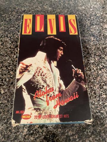 Vhs elvis aloha from hawaii