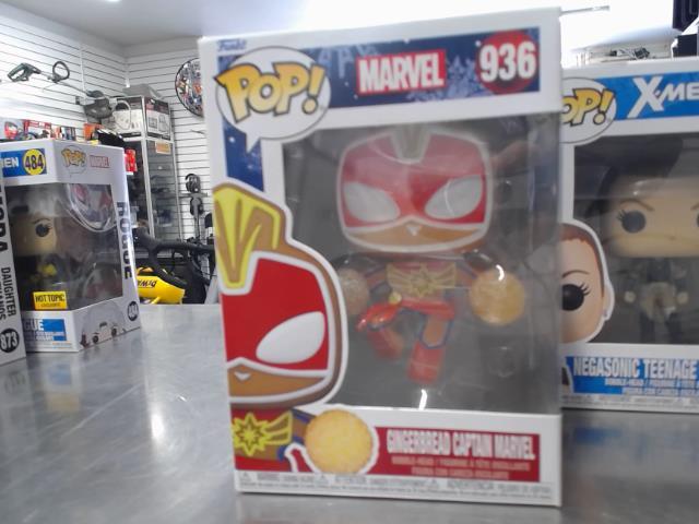 Funko pop 936 gingerbread captain marvel