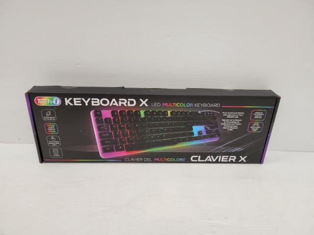 Keyboard x led dans la boite