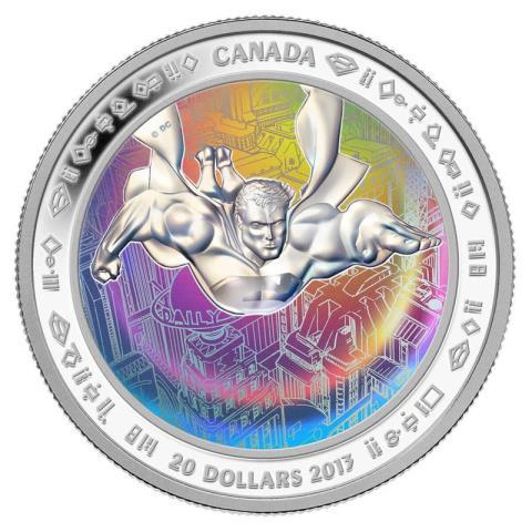 Superman hologram 2013 20$ coin