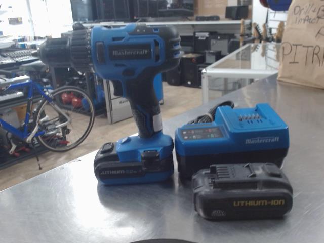 Drill 20v+2batt+chargeur