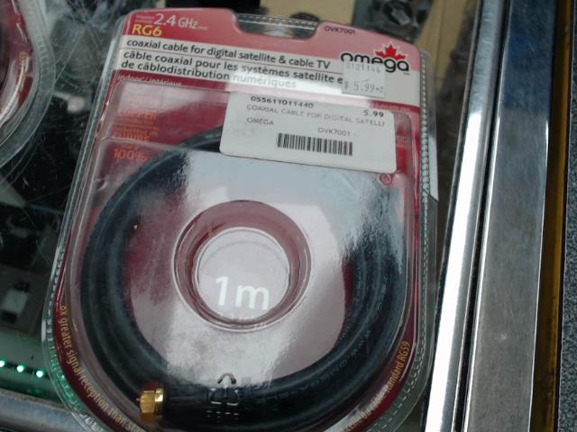 Cable coaxial 1m neuf