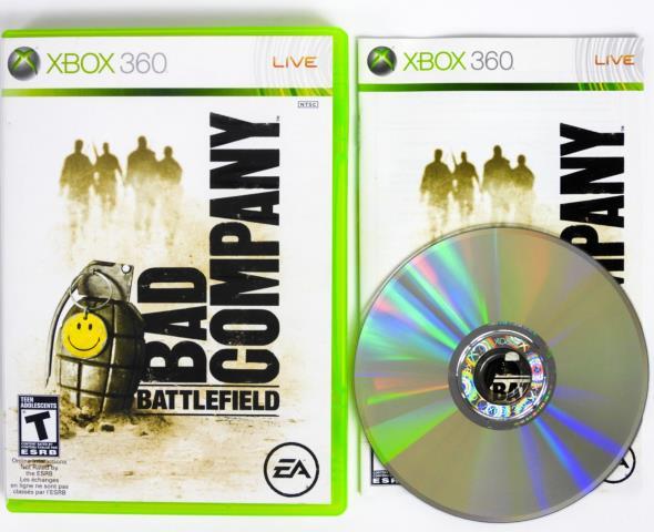 Xbox 360 game bad company battlefield