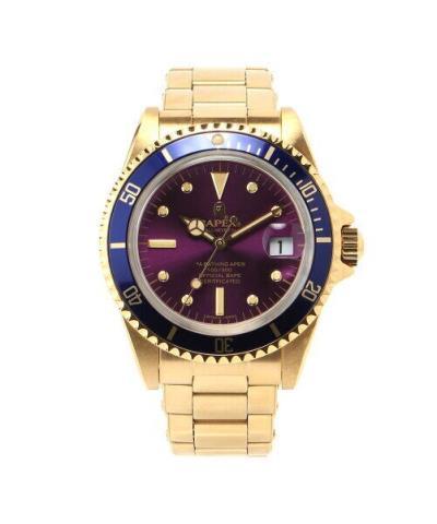 Bapex purple type 1 men watch