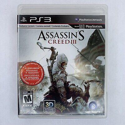 Assassins creed iii ps3 cib