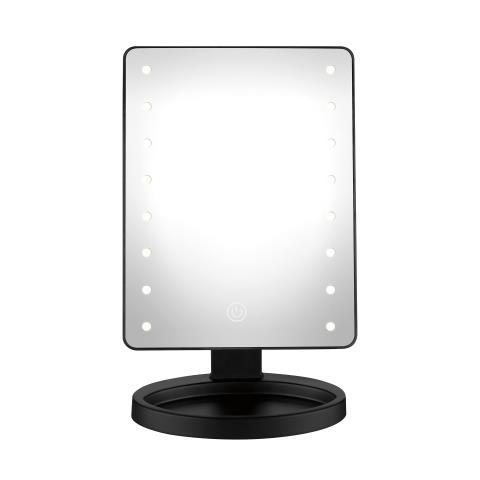 Led lighted makeup mirror