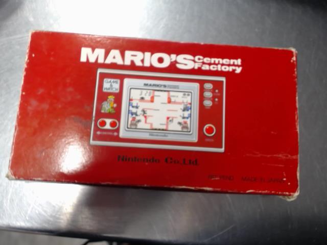 Mario's cement factory console