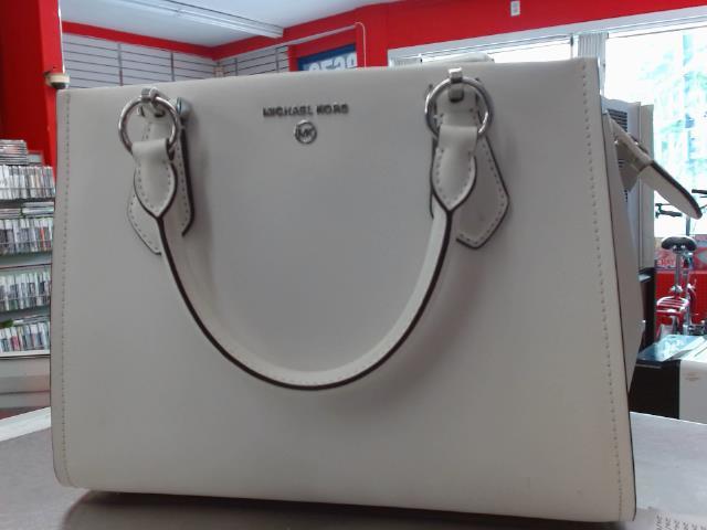 Michael kors optic white handbag