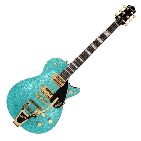 Guitare turquoise electrique