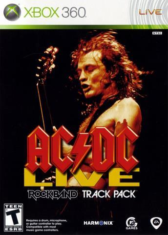 Ac/dc live rockband trackpack