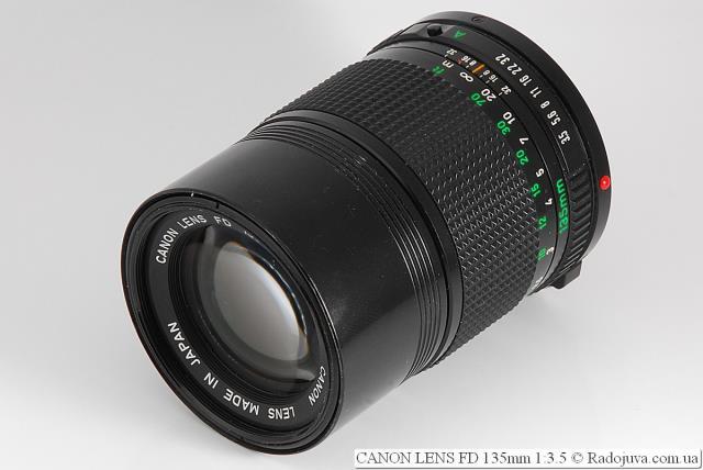 Lens canon fd135mm