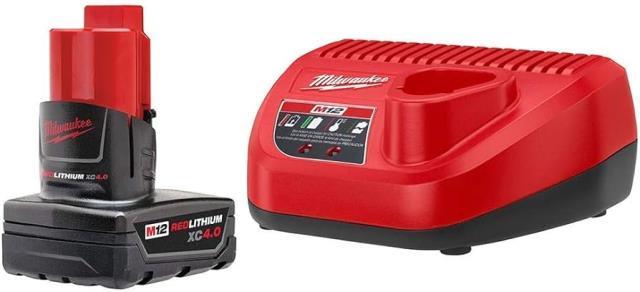 Kit batterie milwaukee avec chargeur