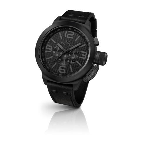 Montre chronograph noir