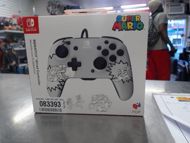 Manette switch filaire super mario