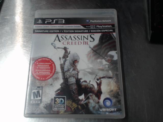 Assassin's creed 3 ps3