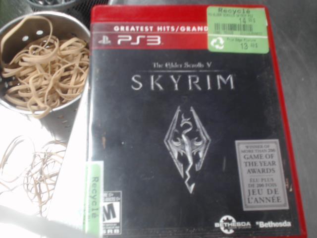 The elder scrolls v skyrim ps3