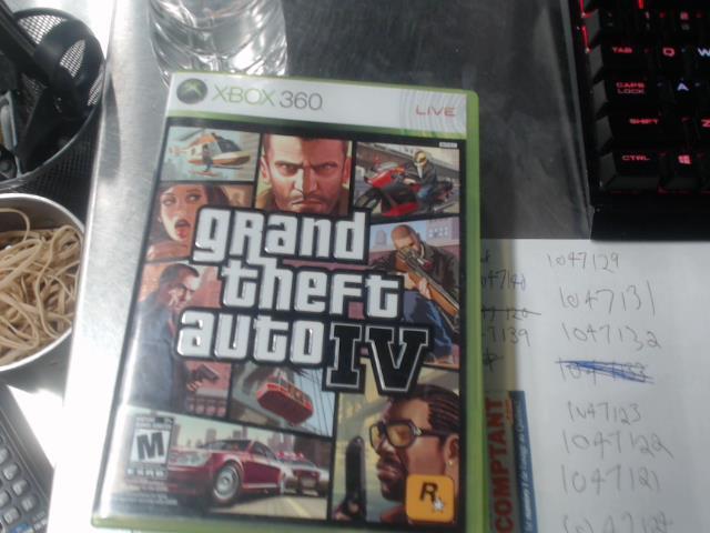 Grand theft auto iv xbox 360