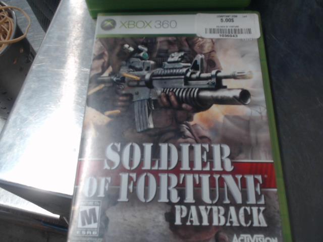 Soldier of fortune payback xbox 360