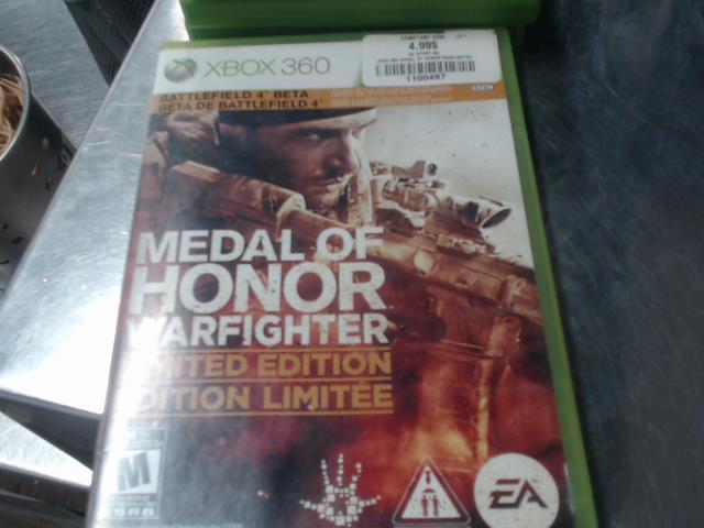 Medal of honor warfighter limited edit.