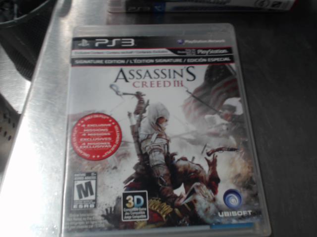 Assassin's creed 3 ps3