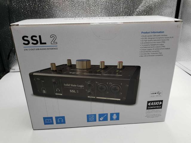 Ssl 2 audio interface in box