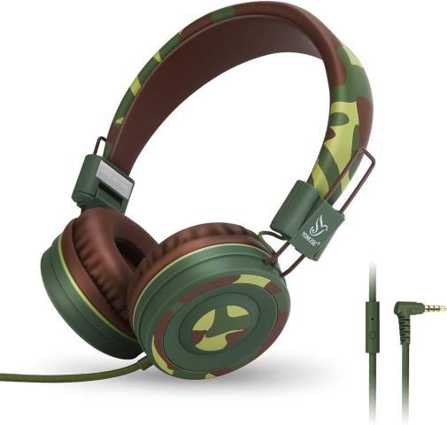 Ecouteurs camo vert no name