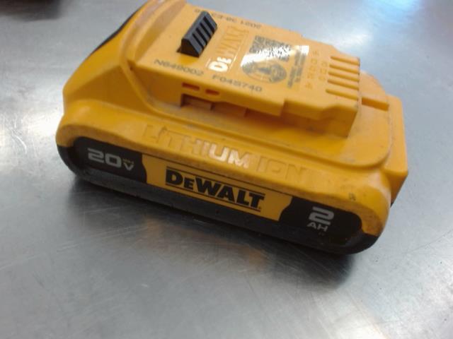 Batterie dewalt 20v/2ah