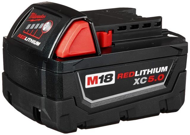 Batterie milwaukee m18 xc5.0ah