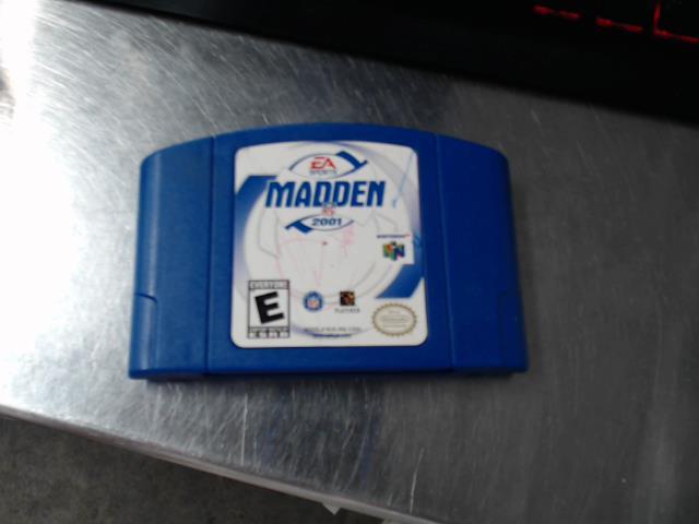 Madden 2001 pour la nintendo 64