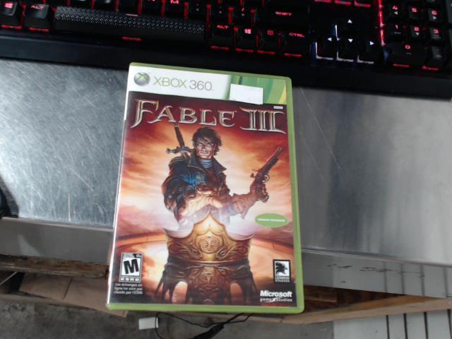 Fable iii cib pour la xbox 360